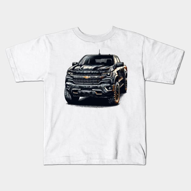 Chevy pickup Kids T-Shirt by Vehicles-Art